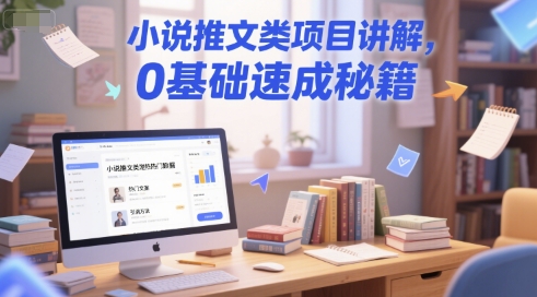 小说推文类项目讲解，0 基础速成秘籍-铜臭网