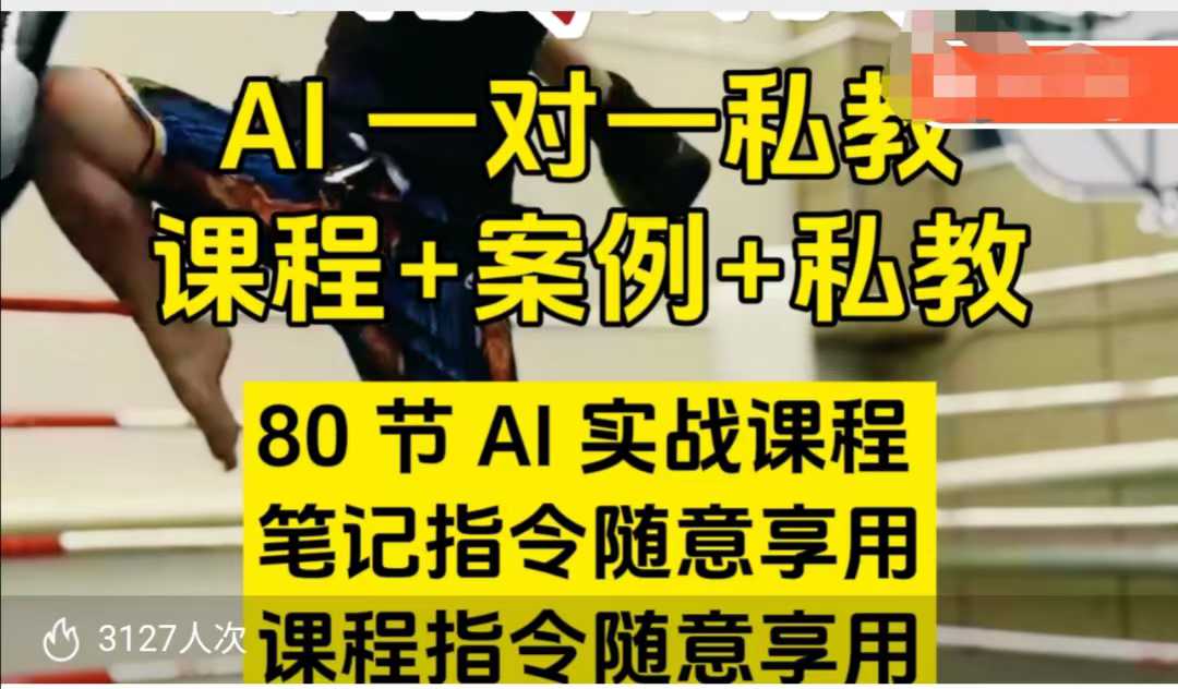 AI指令实战课，课程+案例，80节AI实战课程，笔记指令随意享用，课程指令随意享用(更新7月)-铜臭网