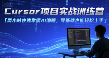 Cursor项目实战训练营，两小时快速掌握AI编程，零基础也能轻松上手-铜臭网