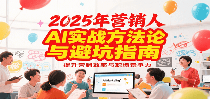 2025年营销实战方法论与避坑指南，利用AI提升营销效率与职场竞争力-铜臭网
