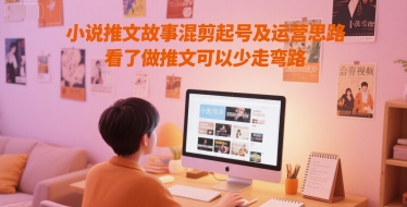 小说推文故事混剪起号及运营思路，看了做推文可以少走弯路-铜臭网