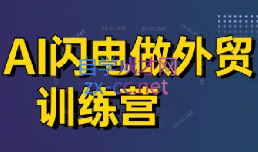 大卫·AI闪电做外贸训练营(更新6月)-铜臭网