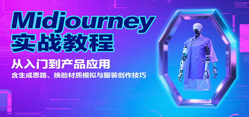 Midjourney实战教程：从入门到产品应用，含生成思路、换脸材质模拟与服装创作技巧-铜臭网