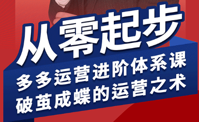 海神·拼多多运营进阶系统课(更新9月)-铜臭网