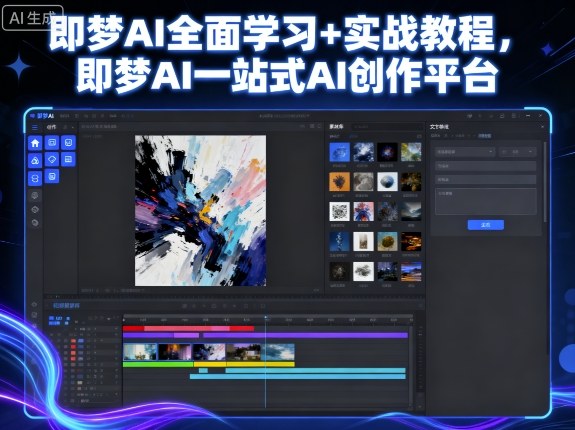 即梦AI全面学习+实战教程，即梦AI一站式AI创作平台-铜臭网