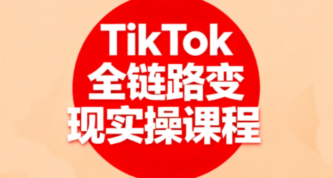 小杨老师·TikTok全链路变现实操课程-铜臭网