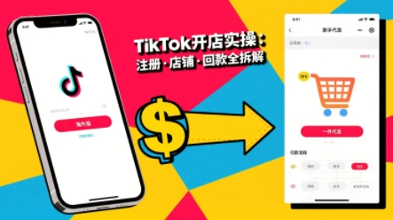 TikTok从开店到投流的进阶课，从基础实操到高阶技巧一网打尽-铜臭网