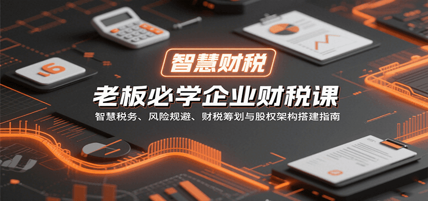 老板必学企业财税课：智慧税务、风险规避、财税筹划与股权架构搭建指南-铜臭网