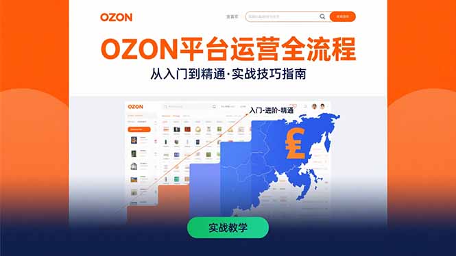 OZON平台运营全流程：快速掌握OZON从入门到精通的实战技巧-铜臭网
