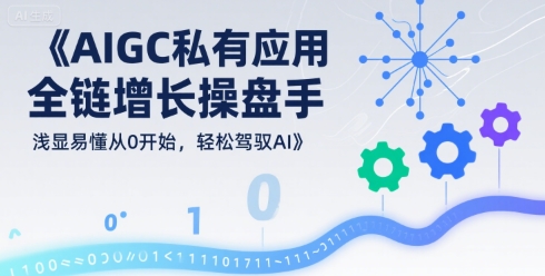 AIGC私有化应用全链增长操盘手，浅显易懂从0开始，轻松驾驭AI-铜臭网