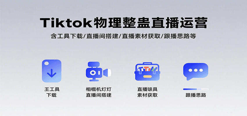 Tiktok物理整蛊直播运营，包含工具下载/直播间搭建/直播素材获取/跟播思路等-铜臭网