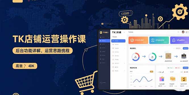 TK店铺运营实操课：后台功能详解，商品上架流程，运营思路拆解-铜臭网
