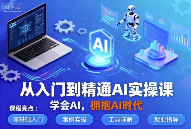 从入门到精通AI实操课，学会AI，拥抱AI时代-铜臭网