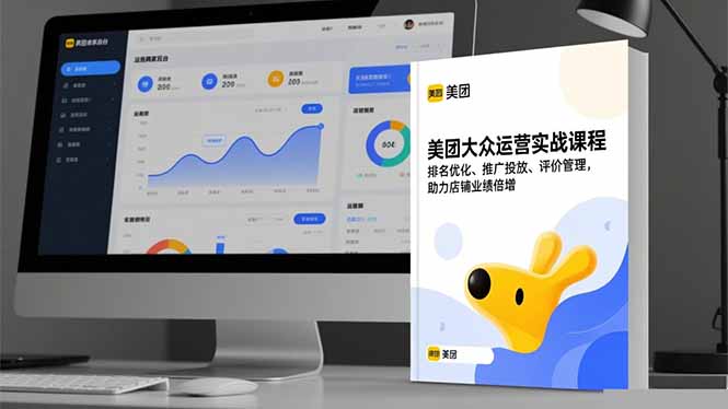 美团大众运营实战课程，排名优化、推广投放、评价管理，助力店铺业绩倍增-铜臭网