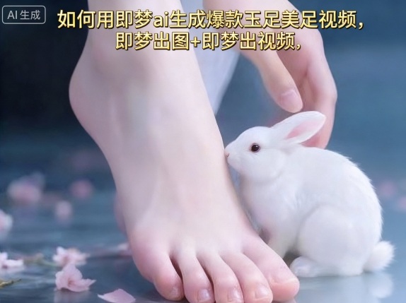 如何用即梦ai生成爆款玉足美足视频，即梦出图+即梦出视频，快速涨粉-铜臭网