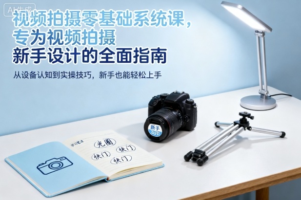 视频拍摄零基础系统课，专为视频拍摄新手设计的全面指南-铜臭网
