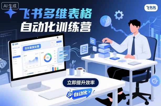 飞书多维表格自动化训练营，手把手教你告别重复处理，用多维表格开启高效办公新模式-铜臭网