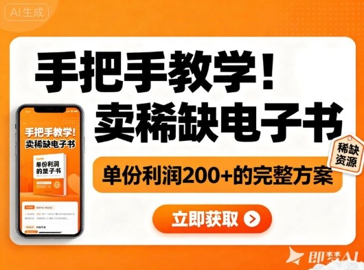 手把手教学！在小红书卖稀缺电子书，单份利润2张+的完整方案-铜臭网