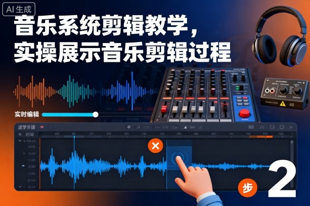 音乐系统剪辑教学，实操展示音乐剪辑过程-铜臭网