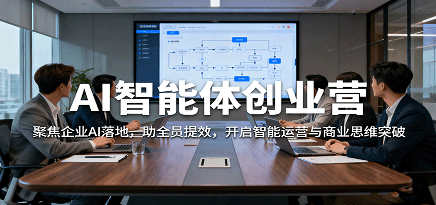 AI智能体创业营：聚焦企业AI落地，助全员提效，开启智能运营与商业思维突破-铜臭网