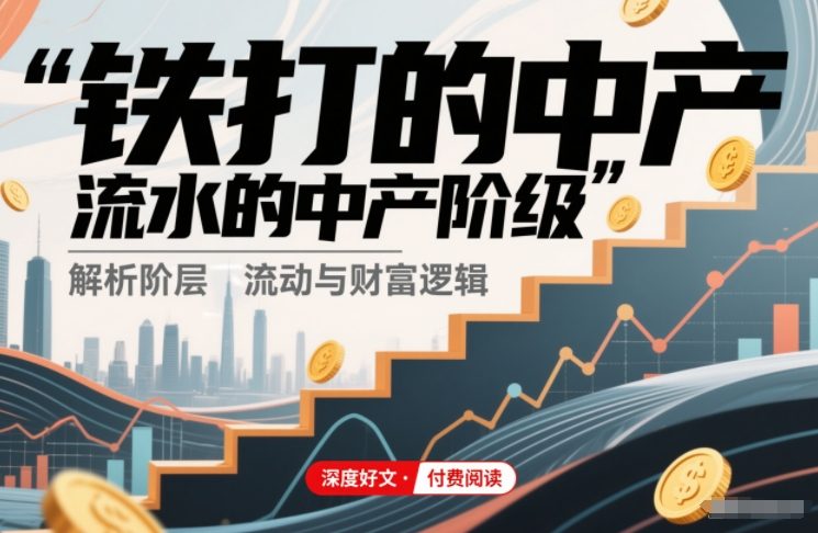 付费文章：铁打的中产，流水的中产阶级-铜臭网