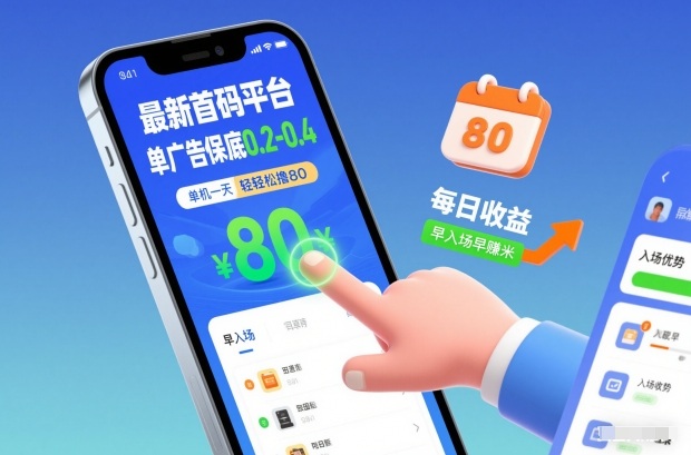 最新首码平台，单广告保底0.2-0.4，单机一天轻松撸80，早入场早賺米【揭秘】-铜臭网