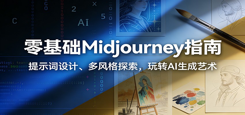 零基础Midjourney指南：提示词设计、多风格探索，玩转AI生成艺术-铜臭网
