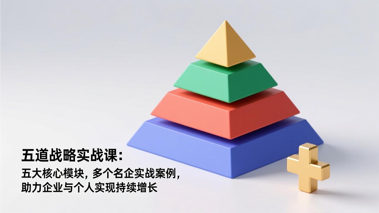 五道战略实战课：五大核心模块，多个名企实战案例，助力企业与个人实现持续增长-铜臭网