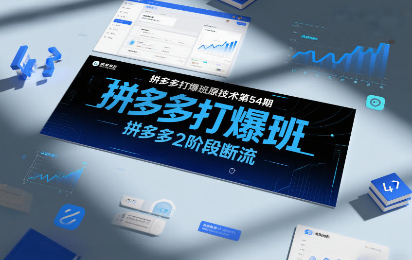 拼多多打爆班原创技术第54期，拼多多2阶段断流-铜臭网