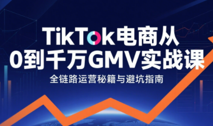 三千老师·TikTok电商从0到千万GMV实战课(更新)-铜臭网