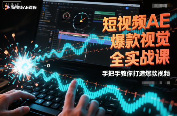 短视频AE爆款视觉全实战课，手把手教你打造爆款视频-铜臭网