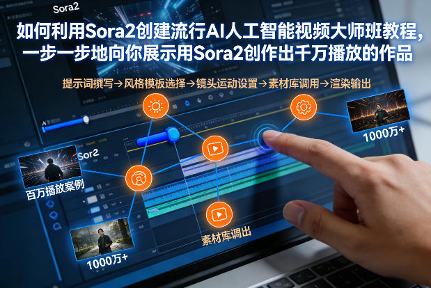 如何利用Sora2创建流行AI人工智能视频大师班,一步一步地向你展示用Sora2创作出千万播放的作品-铜臭网
