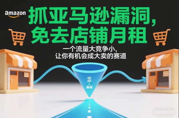 抓亚马逊漏洞，免去店铺月租，一个流量大竞争小，让你有机会成大卖的赛道-铜臭网