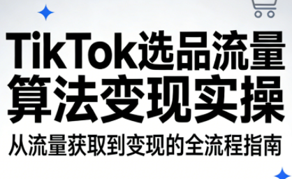 TikTok选品流量算法变现实操-铜臭网