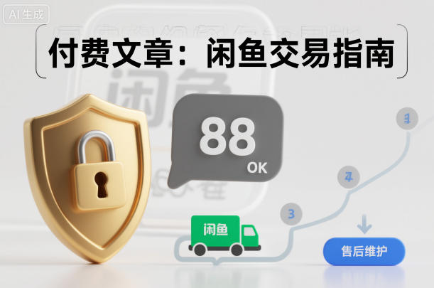 付费文章：闲鱼交易指南，怎么才能降低被坑被马扁的概率-铜臭网
