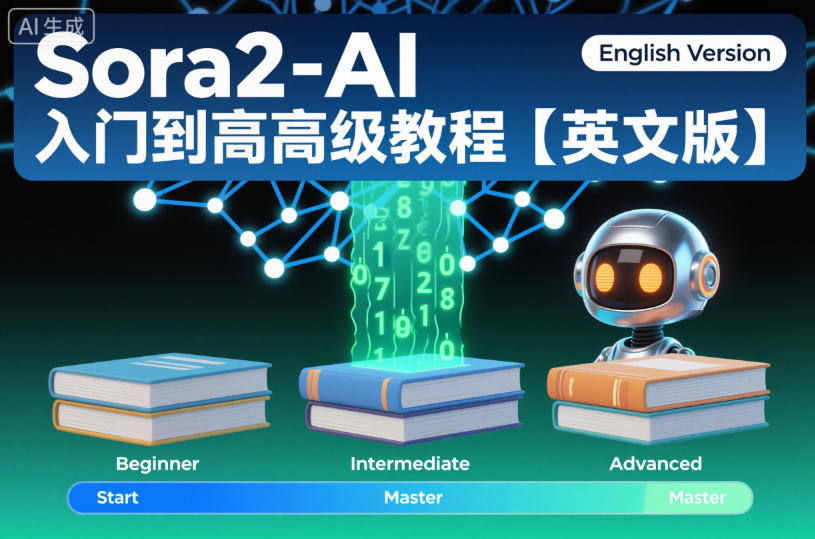 Sora2-AI入门到高级教程【英文版】-铜臭网