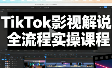 凌帧·TikTok影视解说全流程实操-铜臭网
