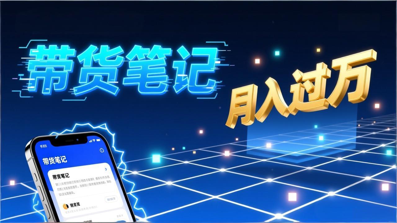 小红书爆款笔记带货实战：拆解封面标题正文全要素，手把手教你单篇笔记带货月入过万-铜臭网