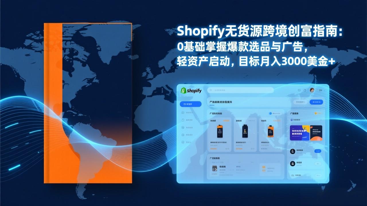 Shopify爆款打法实战：从选品到广告投放，复制爆款模型，驱动独立站月销售额破万刀-铜臭网