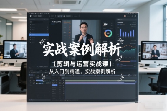 剪辑与运营实战课，从入门到精通，实战案例解析(更新2026)-铜臭网