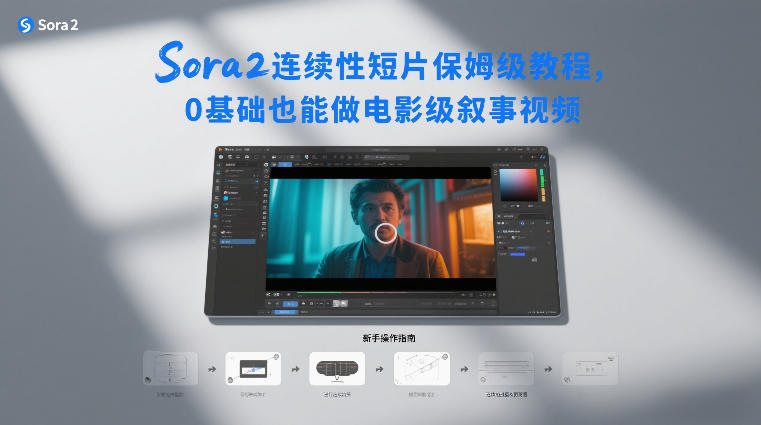 Sora2连续性短片保姆级教程，0基础也能做电影级叙事视频-铜臭网