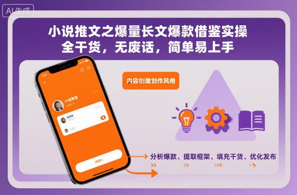 小说推文之爆量长文爆款借鉴实操，全干货，无废话，简单易上手-铜臭网