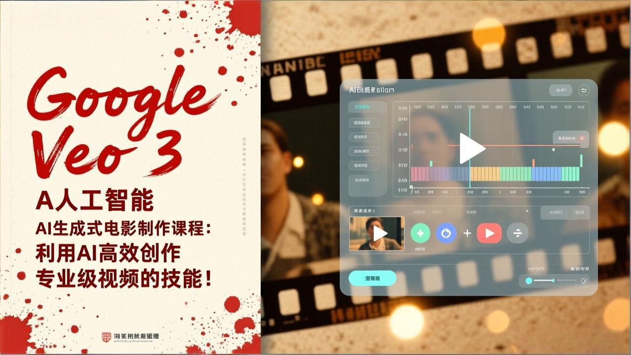 Google Veo 3人工智能AI生成式电影制作课程:利用AI高效创作专业级视频的技能!-铜臭网
