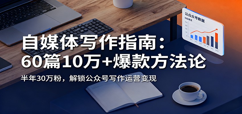 自媒体写作指南：60篇10万+爆款方法论，半年30万粉，解锁公众号写作运营变现-铜臭网