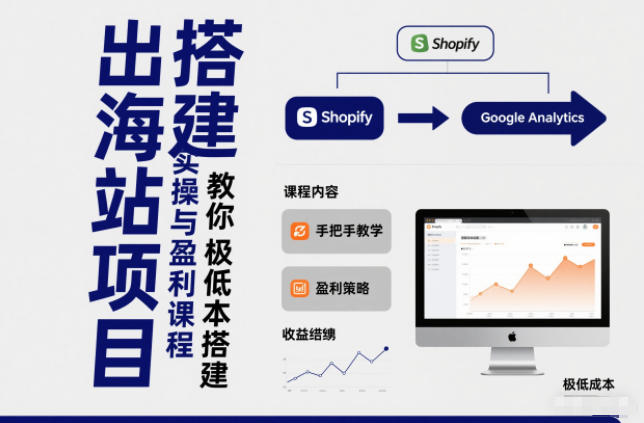 小淘出海站项目，搭建实操与盈利课程，手把手教你用极低成本搭建-铜臭网