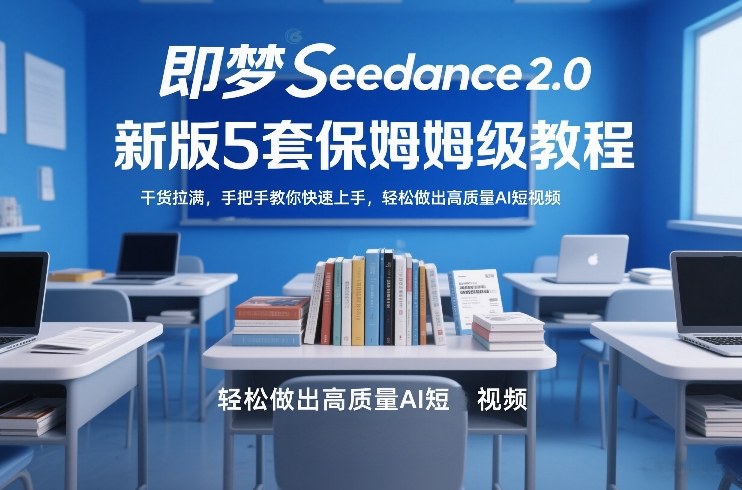 即梦Seedance2.0新版5套保姆级教程，干货拉满，手把手教你快速上手，轻松做出高质量AI短视频-铜臭网