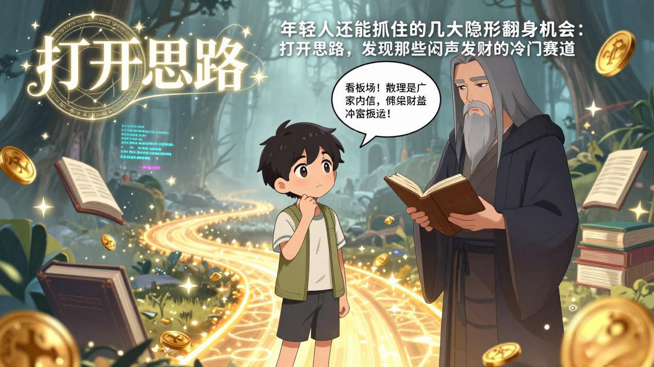 付费文1+2：年轻人还能抓住的几大隐形翻身机会：打开思路，发现那些闷声发财的冷门赛道-铜臭网