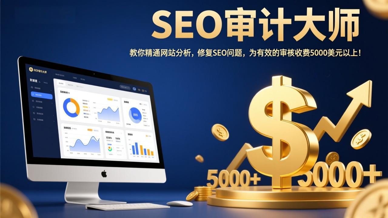SEO审计大师：教你精通网站分析，修复SEO问题，为有效的审核收费5000美元以上！-铜臭网