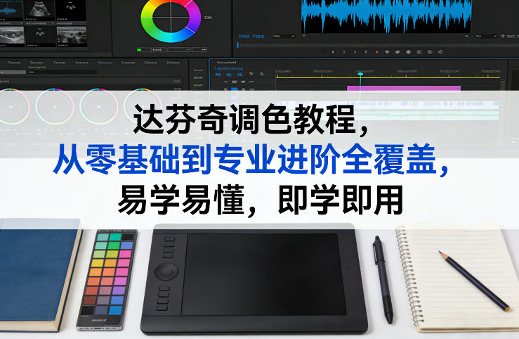 达芬奇调色教程，从零基础到专业进阶全覆盖，易学易懂，即学即用-铜臭网