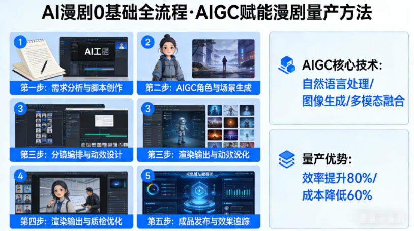 AI漫剧0基础全流程，快速掌握AIGC赋能的漫剧量产方法-铜臭网
